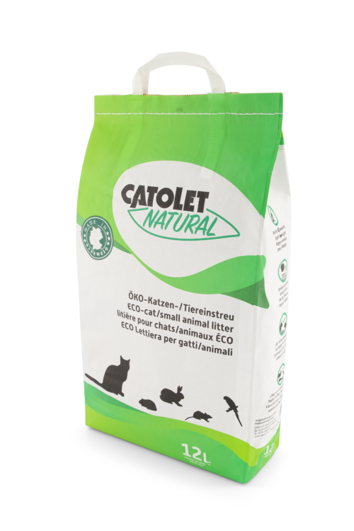 Catolet Natural Katzen-Tiereinstreu Seitenansicht
